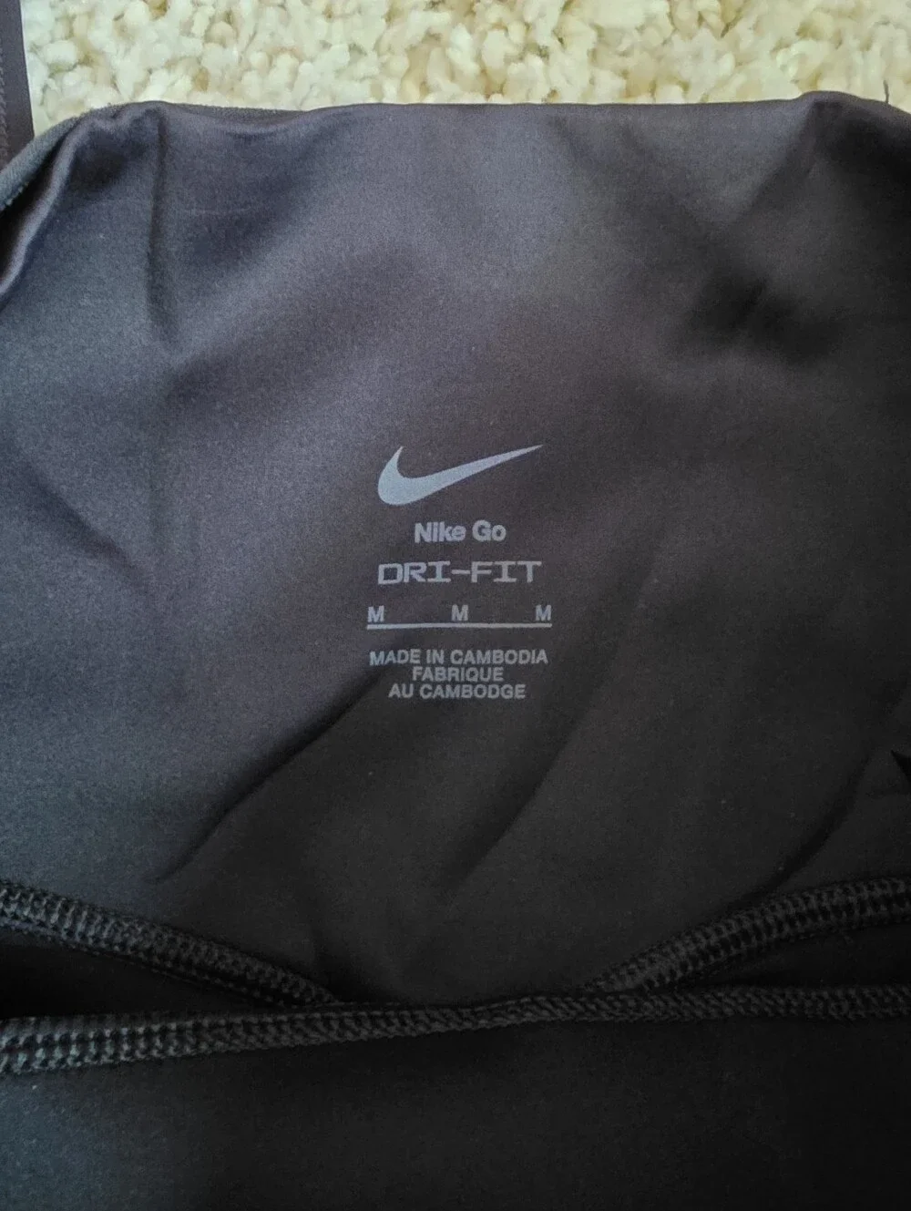 NWT Nike Womans Chicago 2024 High Rise 7/8 Black Leggings